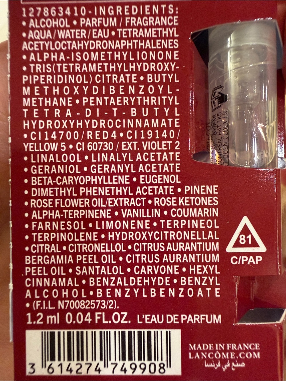 LANCÔME AND OTHER BRANDS- 3 L'EAU DE PARFUMS PLUS OTHER SAMPLES - Picture 5 of 11